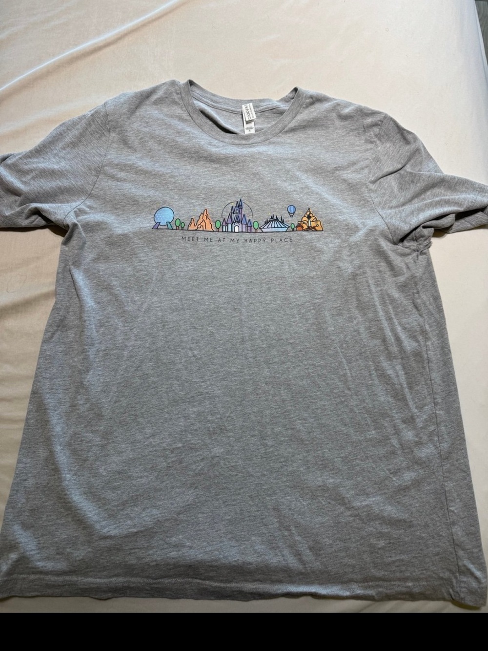 Disney Epcot Meet me at my happy place shirt xl
